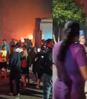 Terror e correria: imagens mostram incêndio em depósito de fogos em Arapiraca