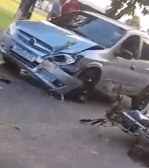 Colisão deixa condutor de motocicleta ferido do Distrito de Pindorama, em Coruripe