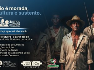 TJAL anuncia Justiça Itinerante em Jacuípe nesta sexta-feira (10)