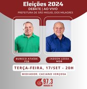 Candidatos ao Executivo de São Miguel dos Milagres confirmam participação em debate