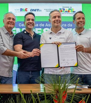 Governador Paulo Dantas e ministro Renan Filho autorizam início da duplicação da BR-104 em AL