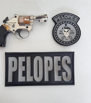 Arma de fogo é apreendida com suspeito de crimes na zona rural de Craíbas