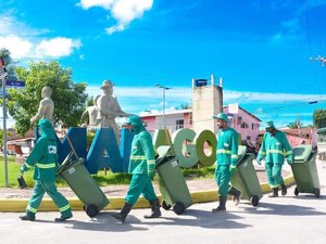 Prefeitura de Maragogi instala novos equipamentos de limpeza pública