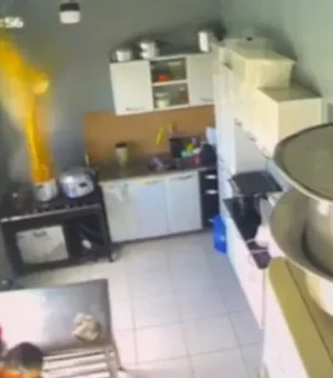 Panela de pressão explode e assusta cozinheira em restaurante no Sertão alagoano