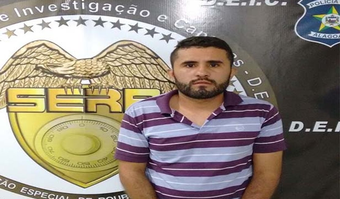 Acusado de participar de assalto a bancos é preso no bairro Brasiliana, em Arapiraca