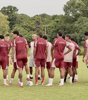 CRB finaliza preparação e encara o Fluminense-PI pela Copa do Nordeste