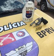 Homem é preso com porte ilegal de arma de fogo em Boca da Mata