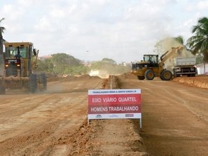 Obras dos Eixos Cepa e Quartel seguem avançando na capital