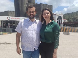 Em visita a fábrica de cimento, Fernando Pereira destaca importância de incentivar o setor produtivo