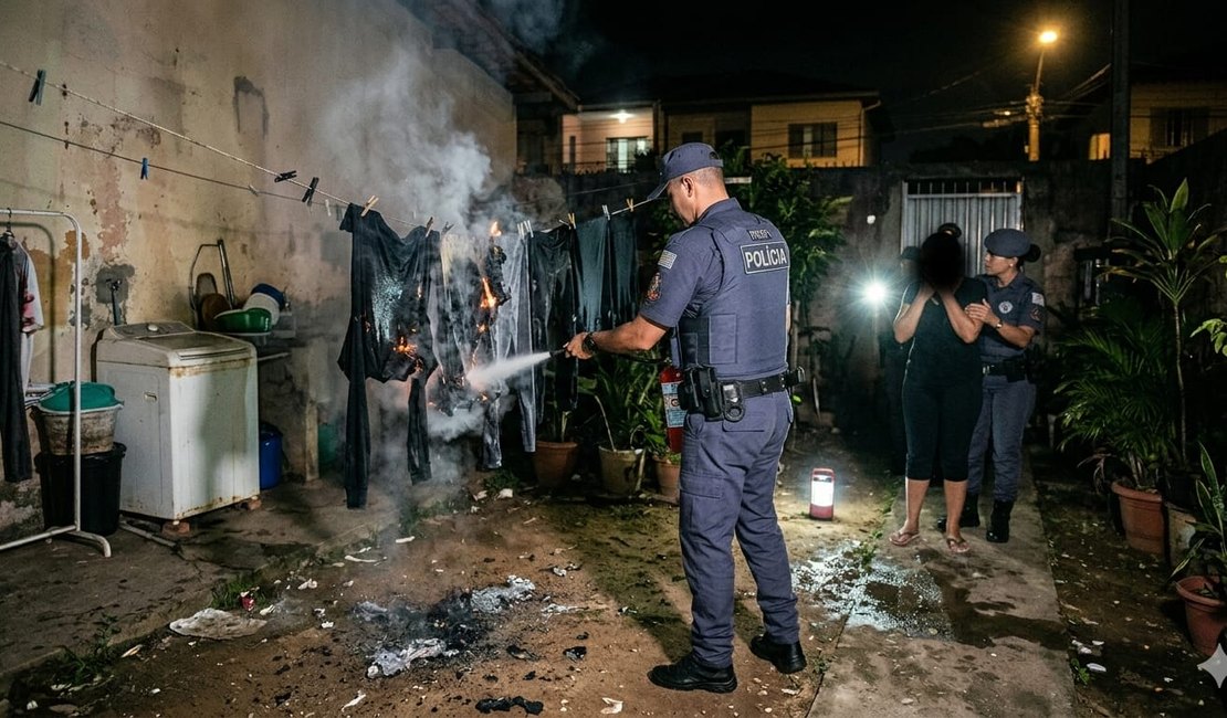 Homem invade residência, incendeia roupas da ex e é preso na parte alta de Maceió