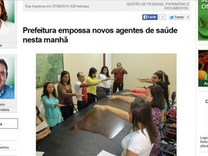 Erro em matéria sobre posse de agentes gera polêmica nas redes sociais