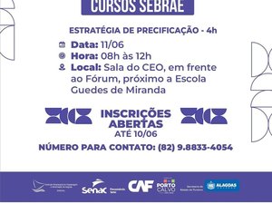 Escola do Turismo anuncia curso em Porto Calvo