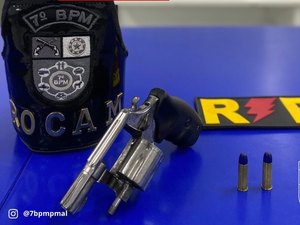 Homem é preso por porte ilegal de arma de fogo em Santana do Ipanema