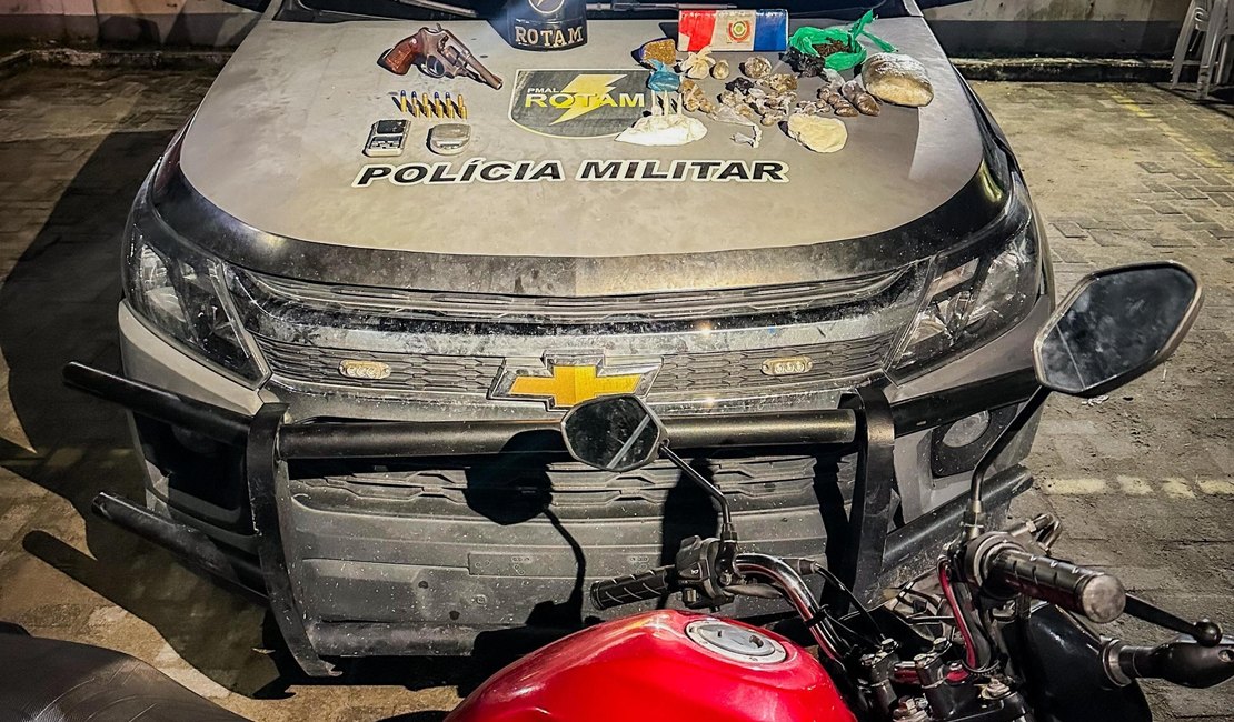 PM prende integrantes de facção e apreende mais de 1kg de drogas em Maceió