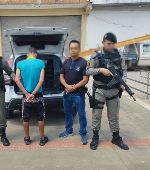 ﻿Mãe escuta gritos e consegue salvar filha de estupro; suspeito tentou fugir, mas foi preso no Sertão de AL