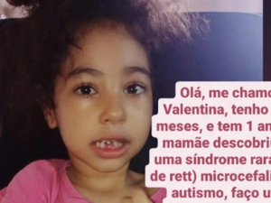 Mãe de criança especial com alergia ao leite da vaca faz apelo para manter dieta da criança