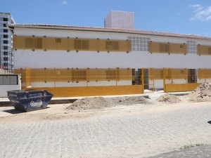 Superintendência do Ronda no Bairro faz vistoria em obras da futura base do Programa em Arapiraca