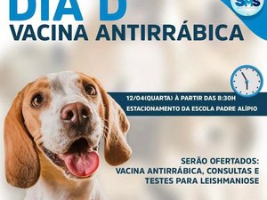 Prefeitura de Porto de Pedras promove dia D de vacina antirrábica