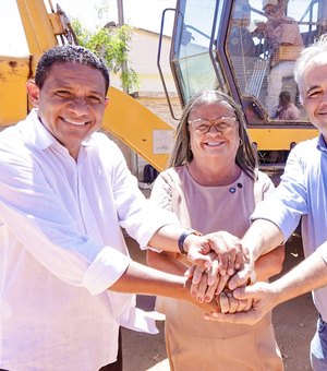 Prefeita Tia Júlia anuncia início da primeira etapa de obras de pavimentação no Loteamento Sabiá