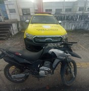Polícia Militar recupera motocicleta roubada em canavial de Messias
