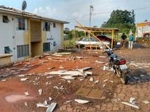 Chuva forte afeta pelo menos 4,4 mil pessoas em Santa Catarina