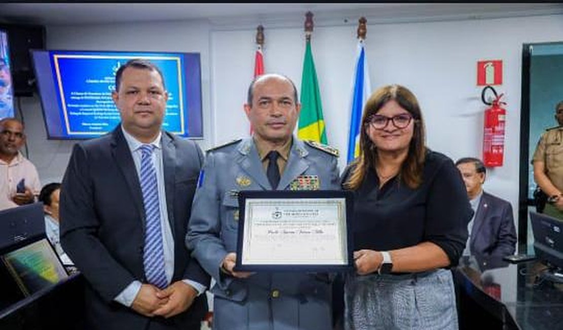 Homenagem consagra atuação do coronel Paulo Amorim à frente da PM de Alagoas