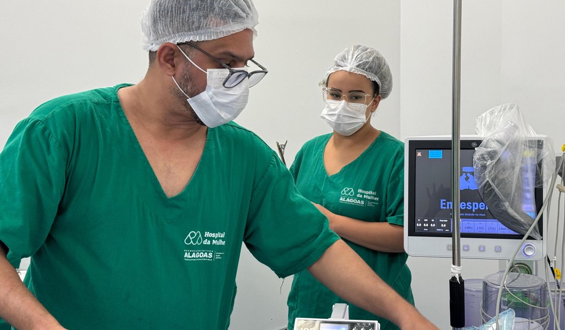 Hospital Mulher recebe treinamento para uso do sistema de aquecimento de manta térmica