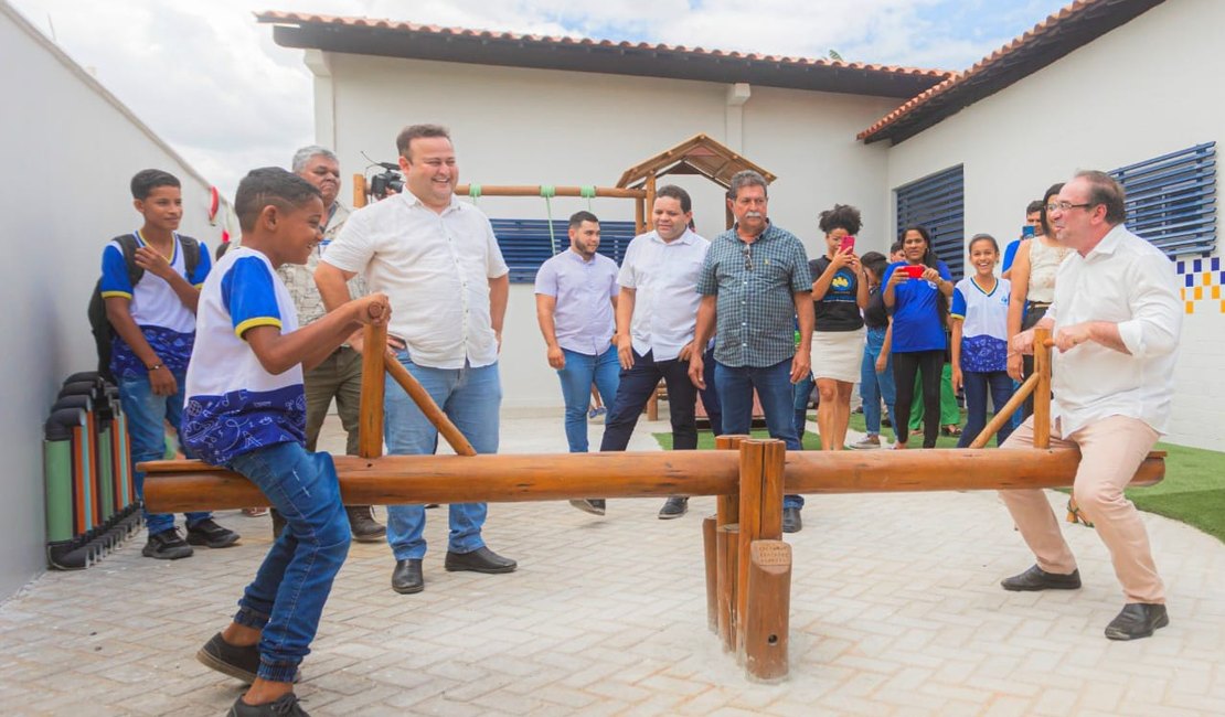 Prefeito Luciano entrega escola no Alazão e amplia acesso à educação e aprendizagem