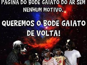 Página do Bode Gaiato no Facebook é retirada do ar