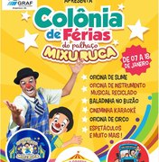 Colônia de férias do palhaço Mixuruca é uma ótima opção para a criançada em Arapiraca