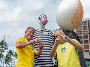 'Desistir nunca foi uma opção', afirma Cabo Bebeto em manifestação contra Lula e Moraes