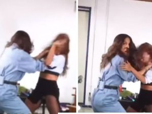 Ivete Sangalo e Anitta 'brigam' em camarim e divertem famosos nas redes sociais