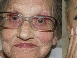 Maquiadora faz transformação em avó de 80 anos e conquista as redes sociais