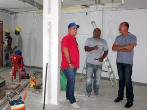 Obras do Posto Avançado da CEF em Messias está em fase de acabamento