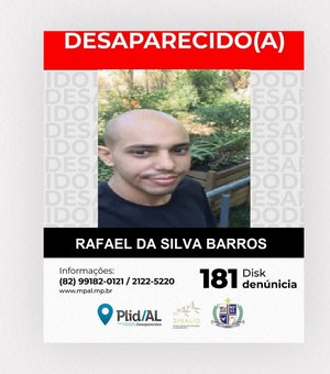 MPAL aciona o Plid de São Paulo na tentativa de localizar alagoano desaparecido