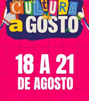 Festival ''Cultura a Gosto'' começa nesta quinta (18) com apresentações em quatro polos em Jaraguá