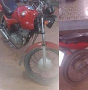 Polícia militar recupera moto roubada em Arapiraca