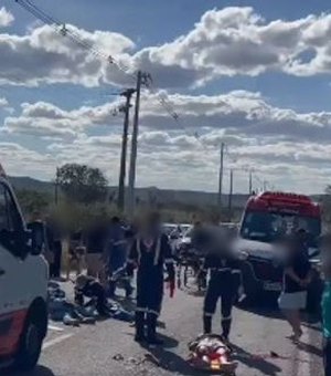 Colisão entre motos deixa três feridos na AL-225, em Piranhas