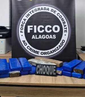 Ação integrada apreende 20 kg de maconha e leva dois homens à prisão em Rio Largo