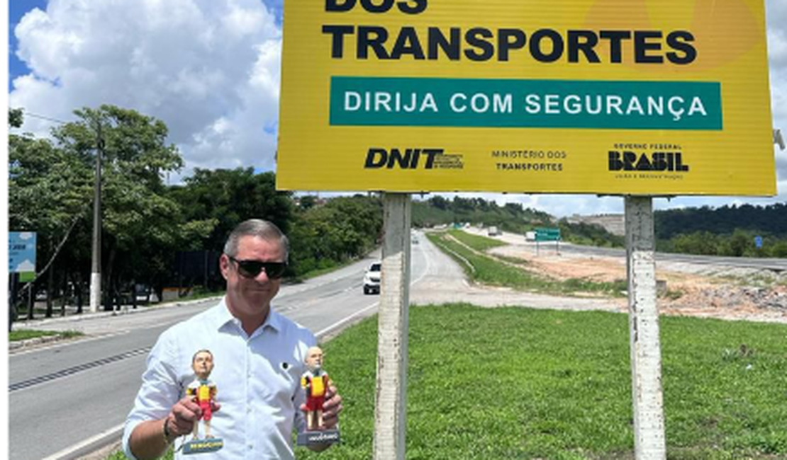 Cabo Bebeto critica obra de R$ 70 milhões na BR-101 e dispara contra Renan Filho e Lula