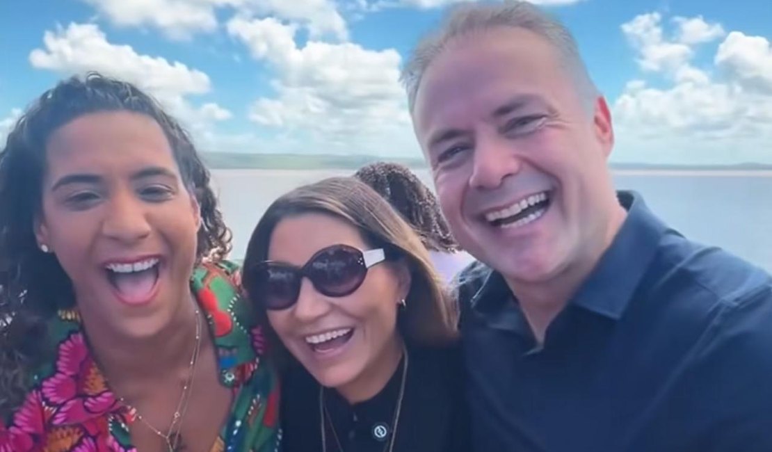 Em ritmo de pré-campanha, Renan Filho domina agenda de Janja em AL