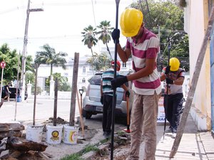 Infraestrutura inicia regularização das calçadas e acessibilidade no Centro de Maceió