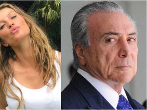 Gisele é apontada como motivo da queda de popularidade de Temer