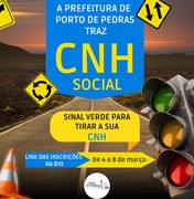 Porto de Pedras oferece CNH social para moradores