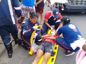 Colisão entre mototaxista e motociclista deixa uma pessoa ferida  