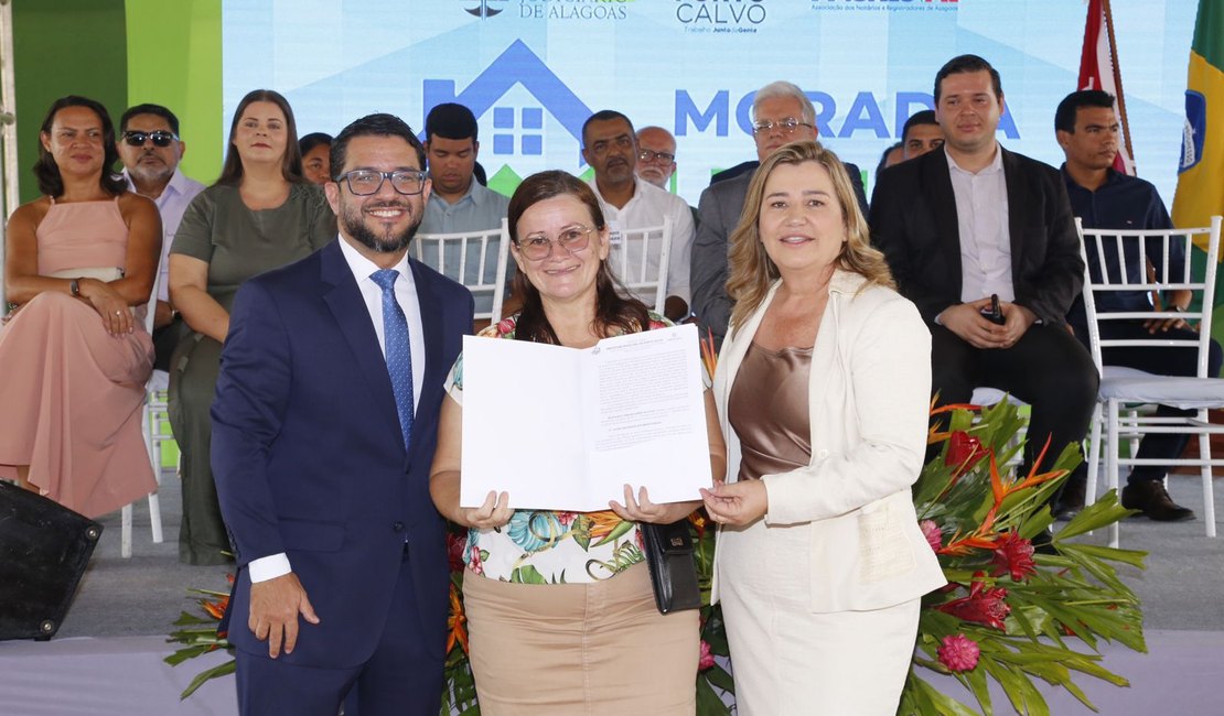 Moradia Legal regulariza 71 imóveis em Porto Calvo