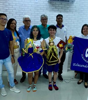 Pinto da Madrugada é homenageado por estudantes de Coruripe em Olimpíada de Robótica