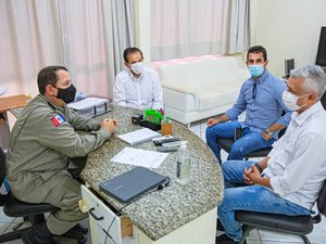 Polícia garante segurança ostensiva após reunião entre prefeitura e representantes do comércio