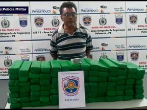 Taxista é preso com 100 kg de maconha com destino a Maceió