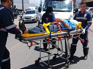 Idoso é atropelado ao tentar atravessar rua em Arapiraca